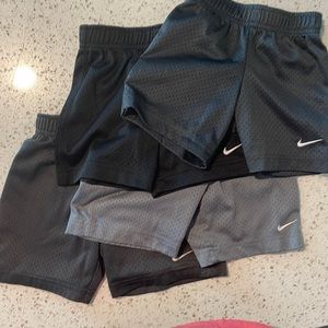 Lot of 4 Nike athletic shorts. 3T